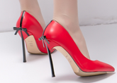 White Elegant Metal Hgh Heel Pumps - FashionByTeresa